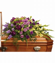 Reflections of Gratitude Casket Spray from your local Clinton,TN florist, Knight's Flowers